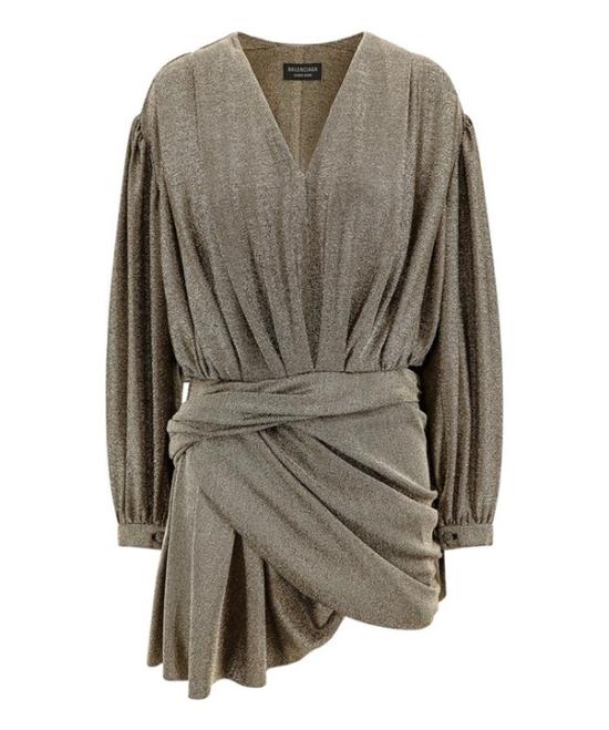  발렌시아가 점프수트 772748TPV27 1075 BLACK GOLD