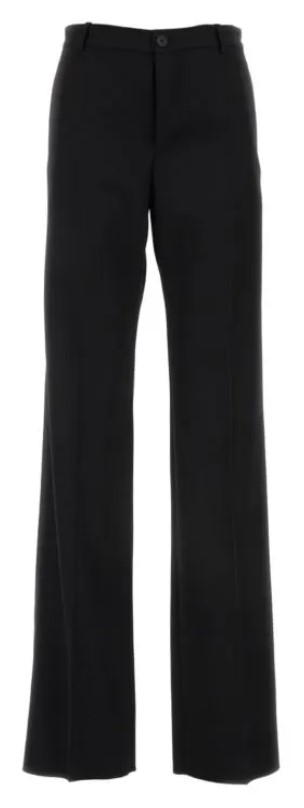  발렌시아가 스트레이트 팬츠 791100TNT39 1000 BLACK