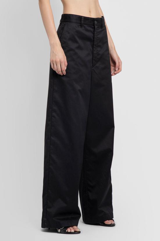  발렌시아가 스트레이트 팬츠 704759TKPT24 1000 Black 1000