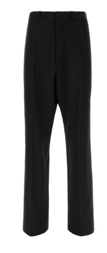  발렌시아가 스트레이트 팬츠 790984TNT39 1000 BLACK