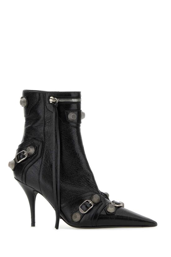 25SS 발렌시아가 카골 90mm 부티 694379WAD4E 1081 BLACK AGED NIKEL - BALENCIAGA