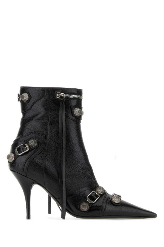 25SS 발렌시아가 카골 90mm 부티 694379WAD4E 1081 BLACK AGED NIKEL