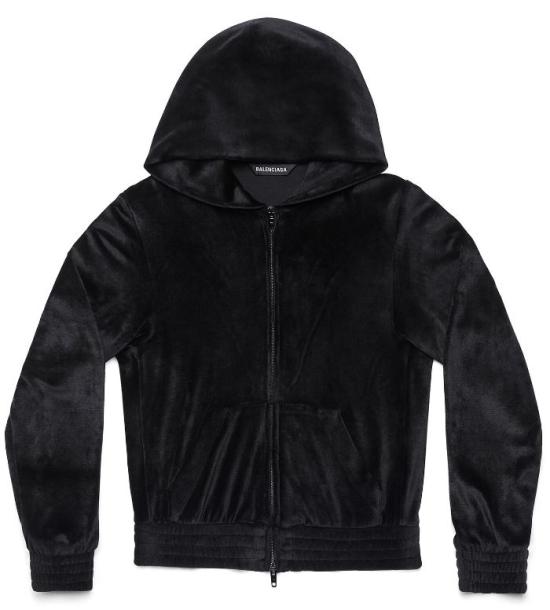  발렌시아가 후드 티셔츠 751792TOV10 1000 BLACK