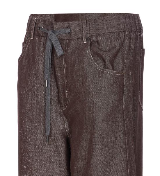 25FW 브루넬로 쿠치넬리 스트레이트 팬츠 MB148MY599 C003 Brown - BRUNELLO CUCINELLI