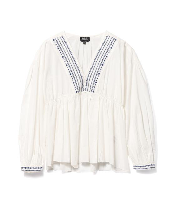 25SS 아페쎄 블라우스 COHHH F13449 AAB WHITE White