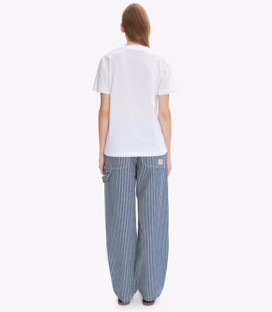 25SS 아페쎄 스트레이트 팬츠 COHHG M08484 TIC BLUE WHITE Blue - A.P.C.