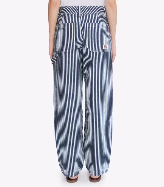 25SS 아페쎄 스트레이트 팬츠 COHHG M08484 TIC BLUE WHITE Blue - A.P.C.