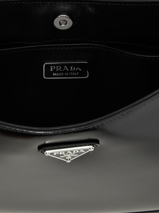 25FW 프라다 숄더백 1BC499VOOOZO6F0002 Black - PRADA