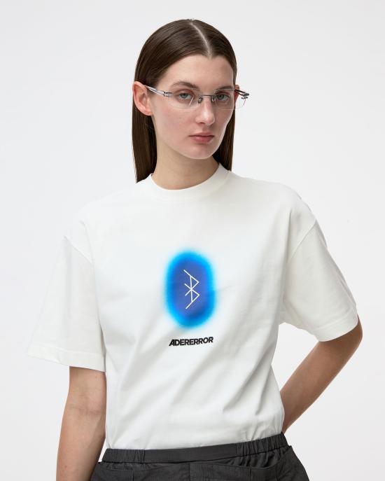 25SS 아더에러 반팔 티셔츠 BO01SSTS0118OW OFF WHITE Beige - ADER ERROR