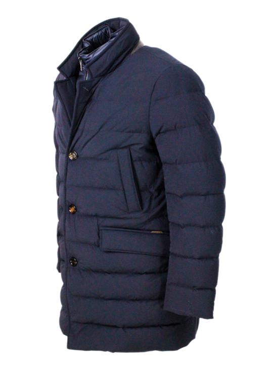 25FW 무레르 패딩 COSTANZO KN 402 Dark blu - MOORER