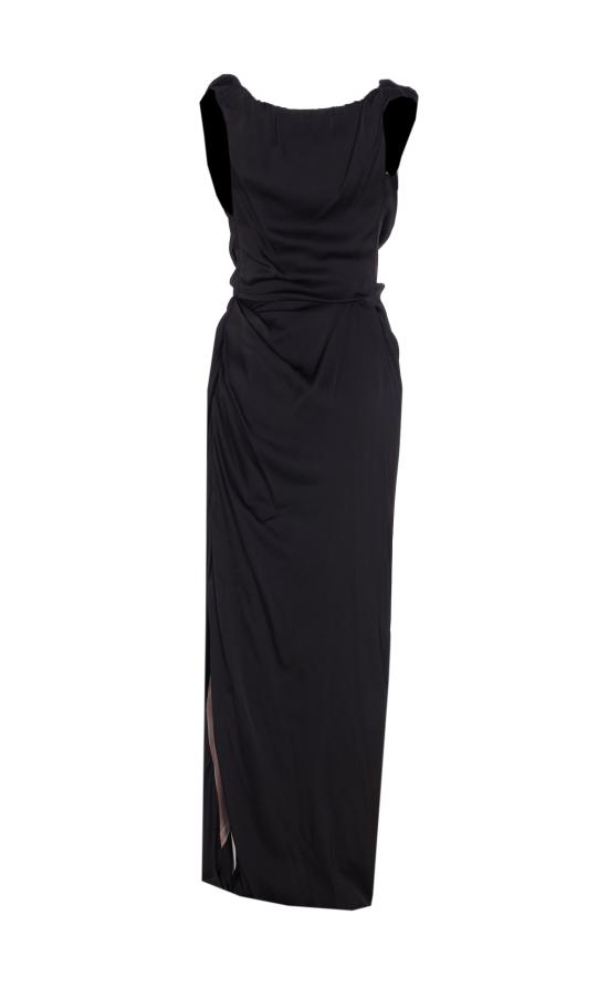 25FW 비비안웨스트우드 미디 원피스 1101039N W012YN401 Black - VIVIENNE WESTWOOD