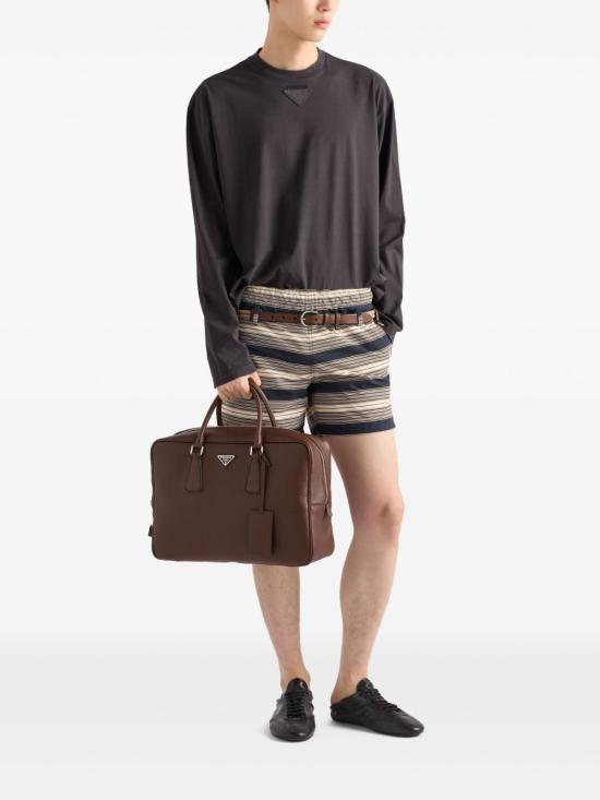 25FW 프라다 토트백 2VE027VOOO2BBE F0038 Brown - PRADA