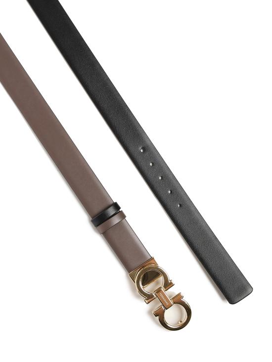 25FW 살바토레 페라가모 벨트 23A565 786256832 Brown black - SALVATORE FERRAGAMO