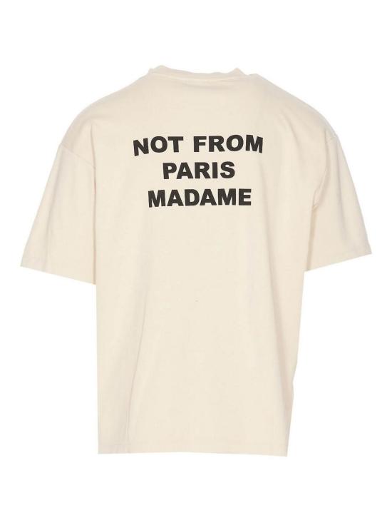 26SS 드롤드무슈 반팔 티셔츠 TS203CO002MT White - DROLE DE MONSIEUR