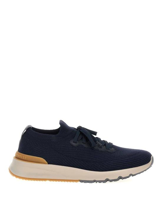 26FW 브루넬로 쿠치넬리 스니커즈 MZUWLBO253CEG72 Blue
