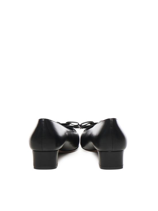 25FW 살바토레 페라가모 플랫 슈즈 01K520 785559001 Black - SALVATORE FERRAGAMO