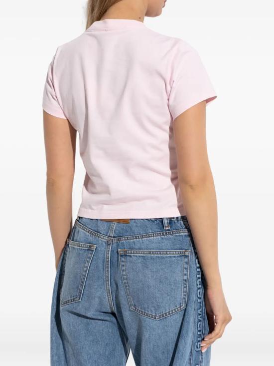 25FW 알렉산더 왕 반팔 티셔츠 1CC3251103 680 LIGHT PINK - ALEXANDER WANG