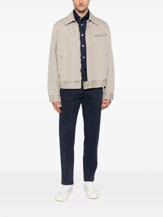 25FW 키톤 긴팔 셔츠 UMCNERH0868908000 BLU - KITON