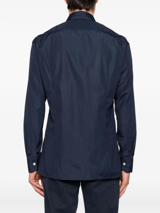 25FW 키톤 긴팔 셔츠 UMCNERH0868908000 BLU - KITON