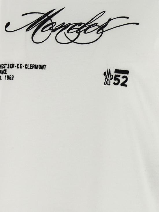 25FW 몽클레어 반팔 티셔츠 K20938C00005 89AJS00A White - MONCLER
