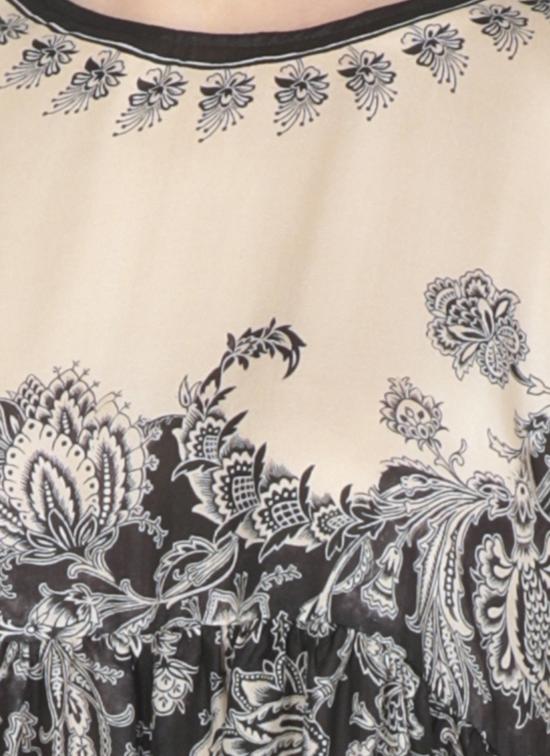 25FW 짐머만 미디 원피스 3211DSS251 CRMBLKFLO Ivory - ZIMMERMANN