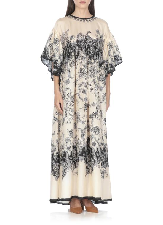 25FW 짐머만 미디 원피스 3211DSS251 CRMBLKFLO Ivory - ZIMMERMANN