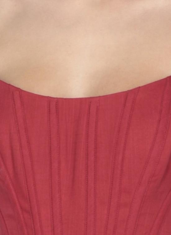 25FW 짐머만 미디 원피스 4225DSS251 REDMULPAI Red - ZIMMERMANN