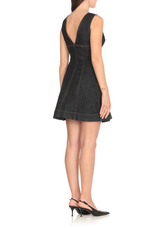 25FW 셀프 포트레이트 숏 원피스 PF25801SBL DENIM MINIBLUE Blue - SELF PORTRAIT