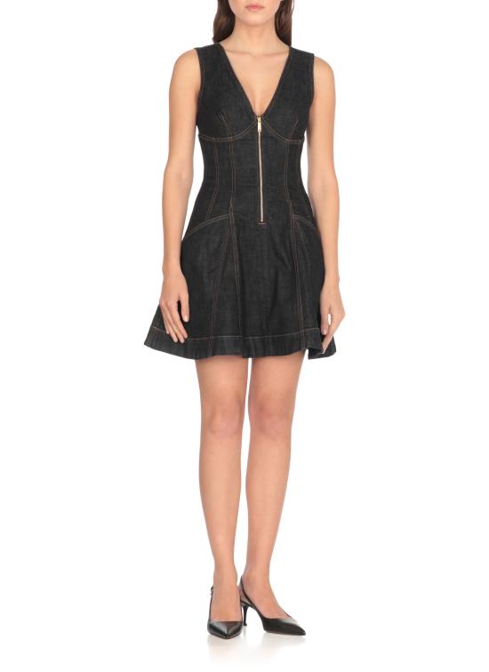 25FW 셀프 포트레이트 숏 원피스 PF25801SBL DENIM MINIBLUE Blue - SELF PORTRAIT