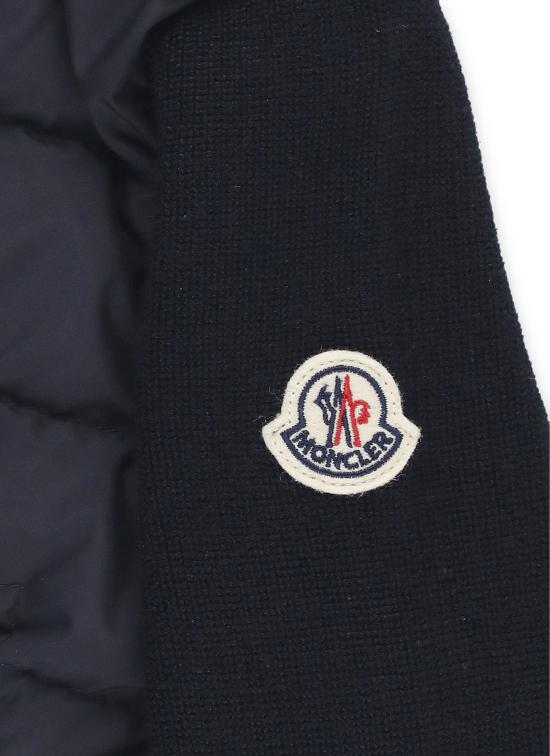 25FW [키즈] 몽클레어 가디건 954 9B00001 M1121777 Blue - MONCLER