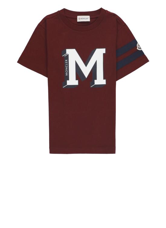 25FW [키즈] 몽클레어 티셔츠 954 8C00003 89AFV468 Bordeaux