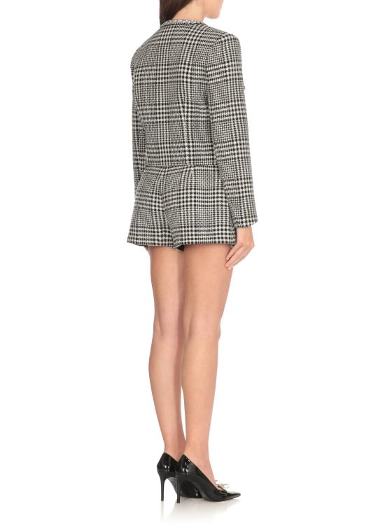 25FW 셀프 포트레이트 수트 자켓 PF25111JBW HOUNDSTOOTH CRYSTALBLACK AND W Black - SELF PORTRAIT