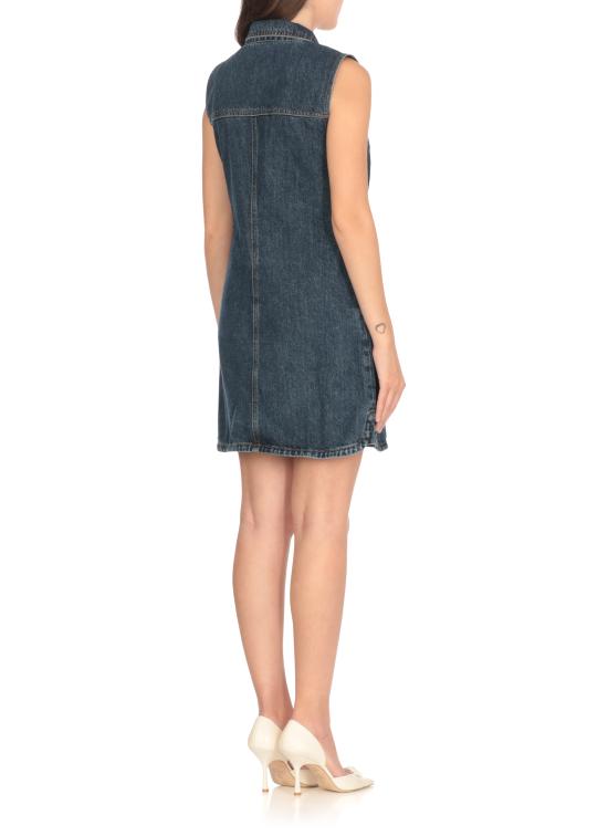 25FW 셀프 포트레이트 미디 원피스 PF25803SBL SLEEVELESS MINIBLUE Blue - SELF PORTRAIT