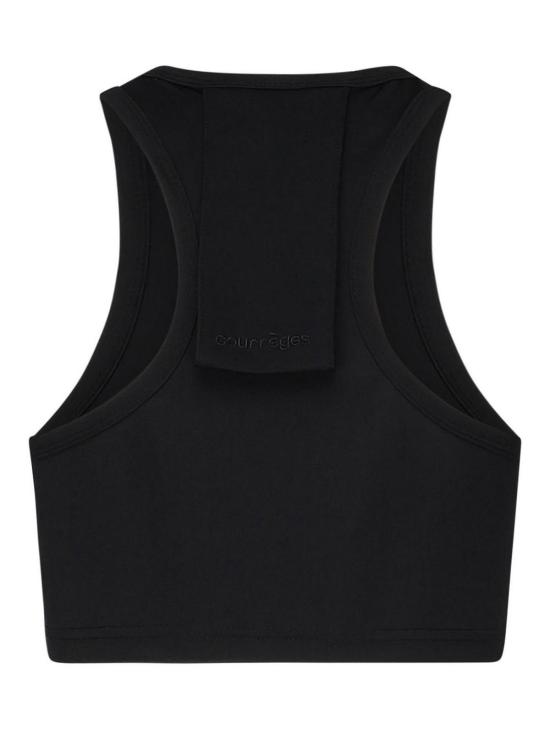  쿠레쥬 민소매 티셔츠 125JBR056PA00439999 Black - COURREGES