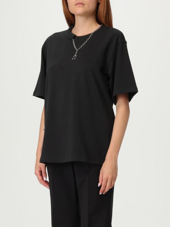 25FW 스포트막스 반팔 티셔츠 2522946025600 003 Black - SPORTMAX