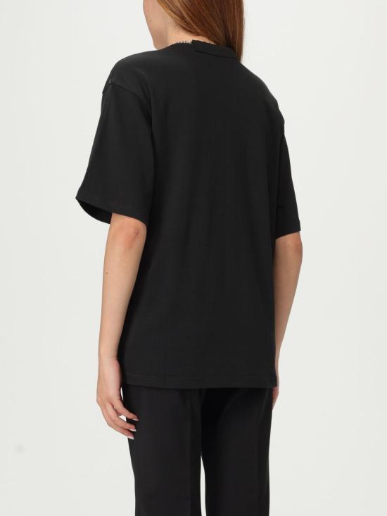 25FW 스포트막스 반팔 티셔츠 2522946025600 003 Black - SPORTMAX