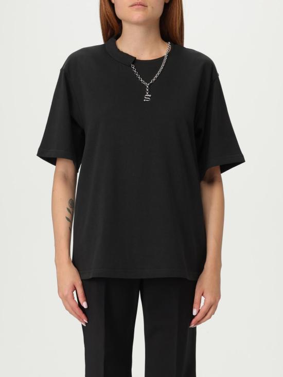 25FW 스포트막스 반팔 티셔츠 2522946025600 003 Black