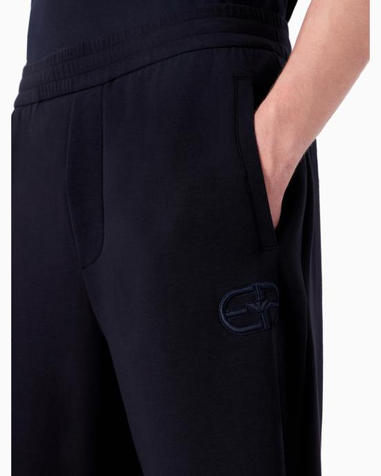 25FW 엠포리오 아르마니 스트레이트 팬츠 8N1PT0 1JHSZ 0920 Blue - EMPORIO ARMANI