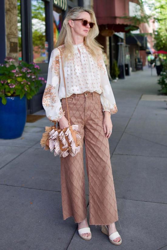  베로니카비어드 데님 팬츠 베로니카 비어드 테일러 크롭 하이라이즈 진 - VERONICA BEARD