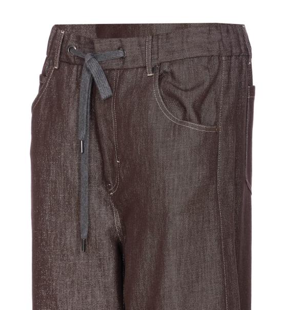 25FW 브루넬로 쿠치넬리 스트레이트 팬츠 MB148MY599C003 BROWN - BRUNELLO CUCINELLI