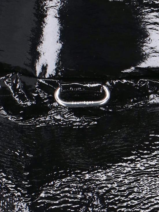 25FW 쿠레쥬 바이닐 숏 푸퍼 자켓  323CMA106VY00169999 Black - COURREGES