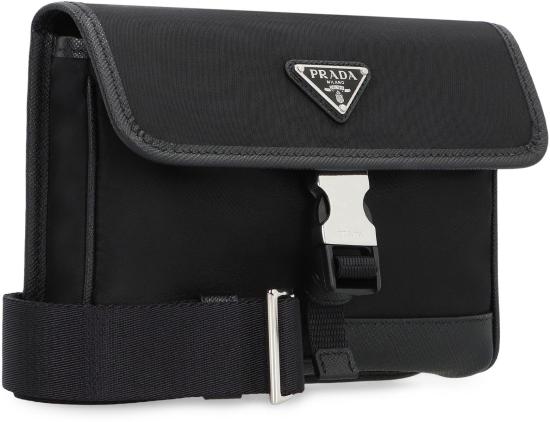  프라다 삼각로고 리나일론 폰 홀더 크로스백 2ZH1082DMH F0002 Black - PRADA