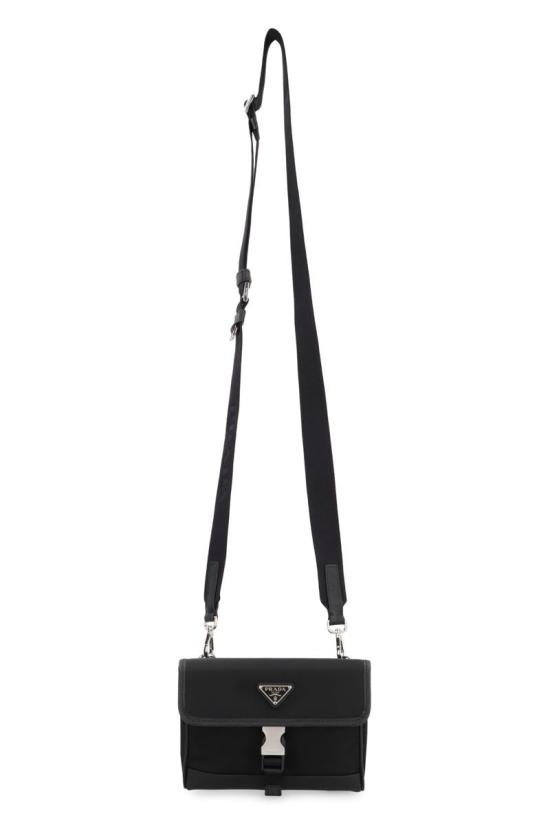  프라다 삼각로고 리나일론 폰 홀더 크로스백 2ZH1082DMH F0002 Black - PRADA