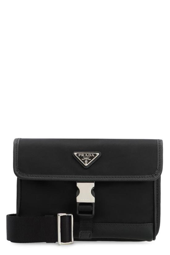  프라다 삼각로고 리나일론 폰 홀더 크로스백 2ZH1082DMH F0002 Black