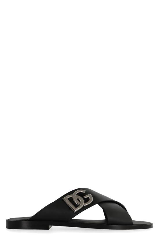 25SS 돌체앤가바나 뮬/슬리퍼 A80440AO602 80999 Black