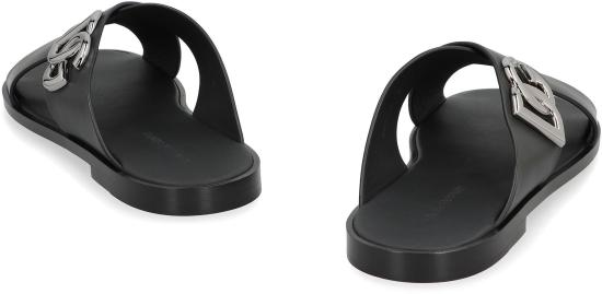 25SS 돌체앤가바나 뮬/슬리퍼 A80440AO602 80999 Black - DOLCE & GABBANA