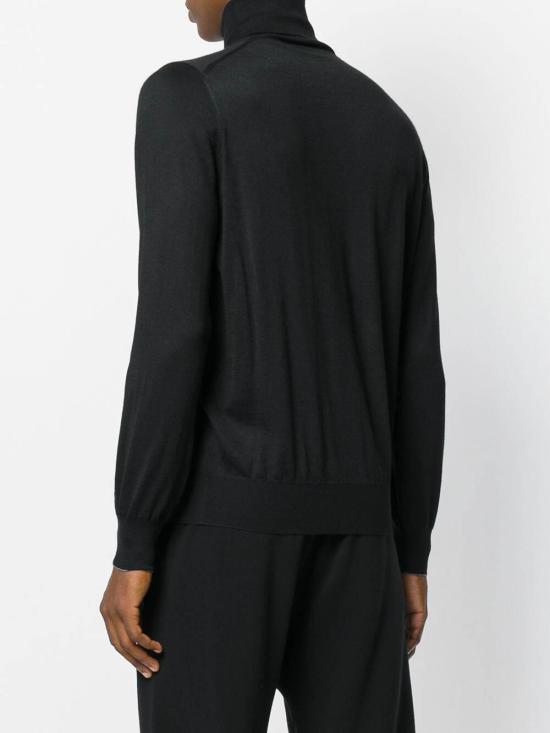 25FW 브루넬로 쿠치넬리 터틀넥 스웨터 M2300103CH101 Black - BRUNELLO CUCINELLI