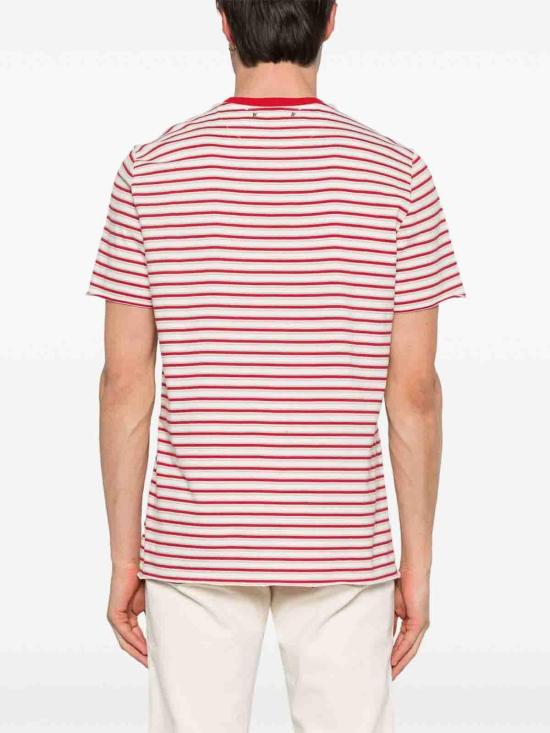 25SS 골든구스 반팔 티셔츠 GMP02168P00188011458 Red - GOLDEN GOOSE