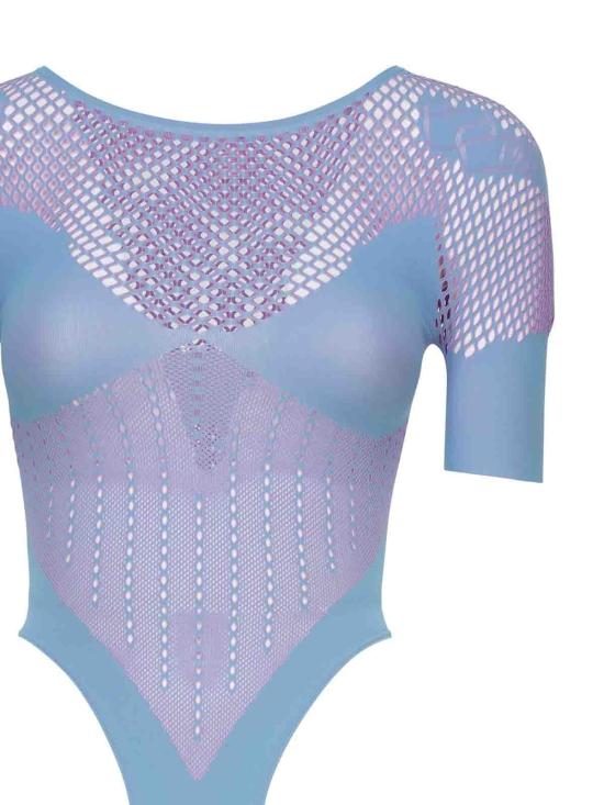 24FW 포스터 걸 바디수트 티셔츠 CSW144CORESHAPEWEARCRYPTOBLUE Brown - POSTER GIRL