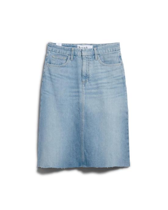  프랭크 앤 에일린 데님 스커트 프랭크 & 아일린 도니 미니 스커트 클래식 블루 워시